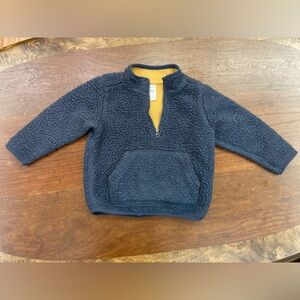 Carter's Sherpa Quarter Zip - 18mo - Blue